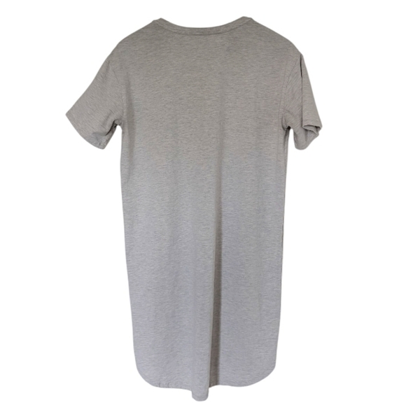 𝅺Tradlands Baja Dress Neutral Minimalist Indie Womens M Slouchy Oatmeal Cotton - Picture 4 of 9